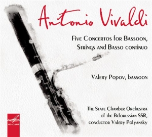 Vivaldi - Five Concerts For Bassoon in der Gruppe CD bei Bengans Skivbutik AB (1006247)