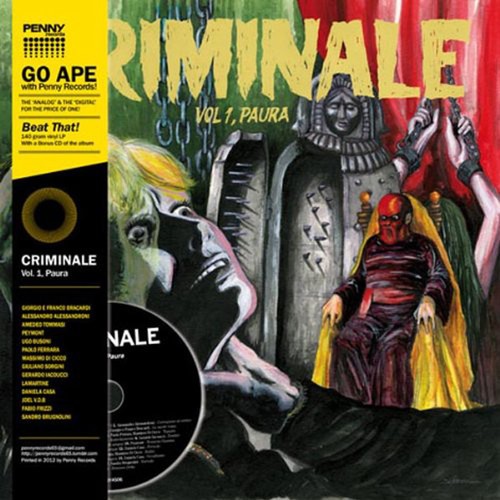 Blandade Artister - Criminale Vol.1 - Paura (Inkl.Cd) in der Gruppe VINYL / Rock bei Bengans Skivbutik AB (1009247)