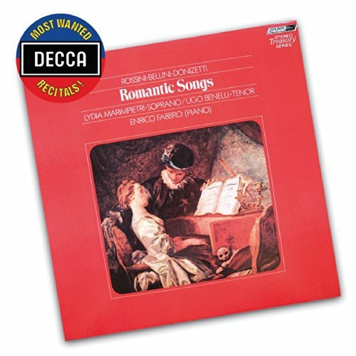Rossini/ Bellini/ Donizetti - Romantic Songs in der Gruppe CD / Klassiskt bei Bengans Skivbutik AB (1019453)