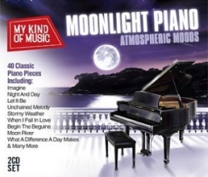 Blandade Artister - Mkom - Moonlight Piano in der Gruppe CD bei Bengans Skivbutik AB (1019911)