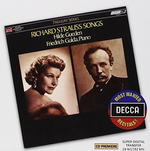 Gueden Hilde/Gulda Friedrich - Richard Strauss Songs in der Gruppe CD / Klassiskt bei Bengans Skivbutik AB (1021419)