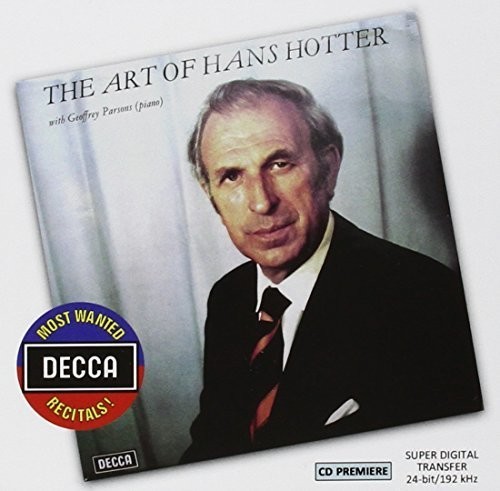 Hotter Hans - Art Of Hans Hotter in der Gruppe CD / Klassiskt bei Bengans Skivbutik AB (1021420)