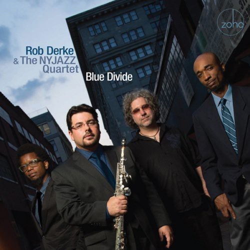 Derke Rob & The Ny Jazz Quartet - Blue Divide With Aruan Ortiz & Carl in der Gruppe CD / Jazz/Blues bei Bengans Skivbutik AB (1026318)