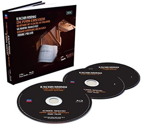 Rachmaninov - Pianokonserter & Paganini-Rapsodi in der Gruppe CD / Klassiskt bei Bengans Skivbutik AB (1033927)