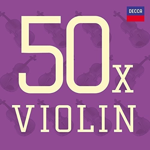 Blandade Artister - 50 X Violin (3Cd) in der Gruppe CD / Klassiskt bei Bengans Skivbutik AB (1039267)