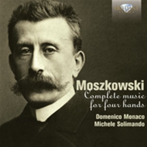 Moszkowski - Music For Four Hands in der Gruppe CD bei Bengans Skivbutik AB (1058015)