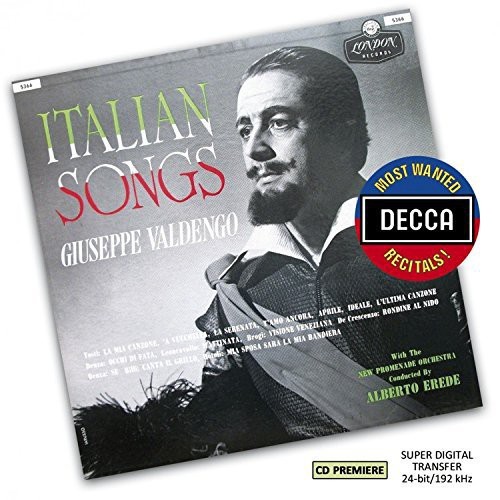 Giuseppe Valdengo - Italian Songs in der Gruppe CD / Klassiskt bei Bengans Skivbutik AB (1086954)