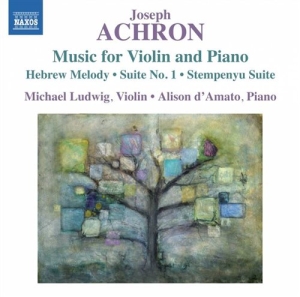 Achron - Music For Violin And Piano in der Gruppe CD bei Bengans Skivbutik AB (1088092)