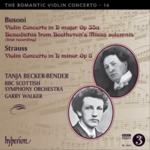 Busoni / Strauss - Romantic Violin Concerto Vol 16 in der Gruppe Externt_Lager / Naxoslager bei Bengans Skivbutik AB (1088124)