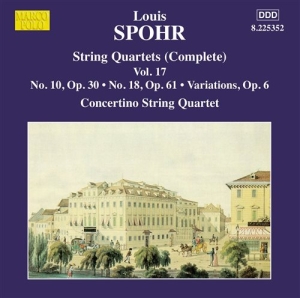 Spohr - String Quartets Vol 17 in der Gruppe CD bei Bengans Skivbutik AB (1088132)