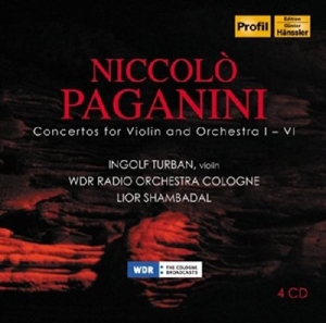 Paganini - Violin Concertos in der Gruppe CD bei Bengans Skivbutik AB (1088143)