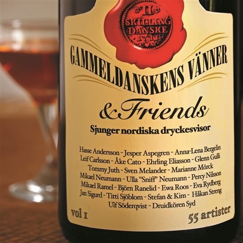 Div Artister - Gammeldanskens Vänner & Friends in der Gruppe CD bei Bengans Skivbutik AB (1089504)