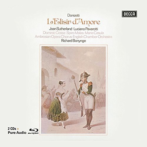 Donizetti - Kärleksdrycken (2Cd+Bluray-A) in der Gruppe CD / Klassiskt bei Bengans Skivbutik AB (1126998)