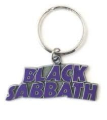 Black Sabbath - Standard Key Chain: Wavy Logo in der Gruppe Minishops / Black Sabbath bei Bengans Skivbutik AB (1129663)