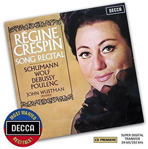Crespin Régine - Song Recital in der Gruppe CD / Klassiskt bei Bengans Skivbutik AB (1133531)