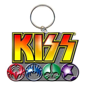 KISS - Standard Keychain: Logo & Icons in der Gruppe Minishops / Kiss bei Bengans Skivbutik AB (115747)