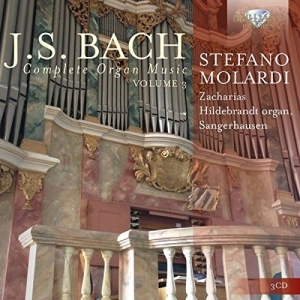 Bach - Organ Music Vol 3 in der Gruppe Externt_Lager / Naxoslager bei Bengans Skivbutik AB (1167971)