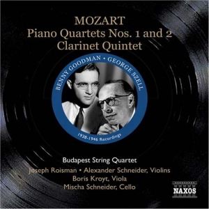 Mozart - Piano Quartets Nos. 1 & 2 in der Gruppe Externt_Lager / Naxoslager bei Bengans Skivbutik AB (1171357)