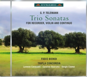 Telemann - Trio Sonatas in der Gruppe CD bei Bengans Skivbutik AB (1175597)