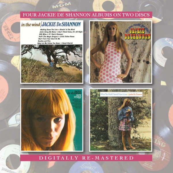De Shannon Jackie - In The Wind/Are You Ready For This? in der Gruppe CD / Pop bei Bengans Skivbutik AB (1177770)