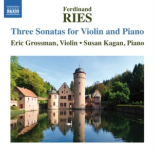 Ries - Three Sonatas For Violin in der Gruppe CD bei Bengans Skivbutik AB (1246299)