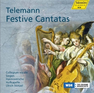 Telemann Georg Philipp - Festive Cantatas in der Gruppe CD / Klassiskt bei Bengans Skivbutik AB (1246333)
