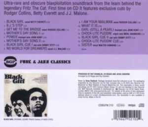 Various Artists - Black Girl Original Sound Track in der Gruppe CD bei Bengans Skivbutik AB (1247698)