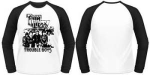 Thin Lizzy - L/S Trouble Boys (Baseball) (Xl) in der Gruppe Minishops / Thin Lizzy bei Bengans Skivbutik AB (1261107)