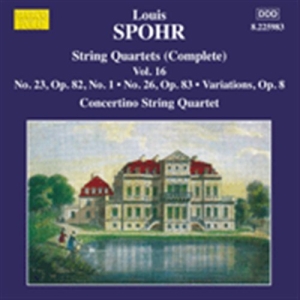 Spohr - String Quartets Vol 16 in der Gruppe CD bei Bengans Skivbutik AB (1271359)
