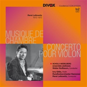 Leibowitz Rene - Chamber Music, Violin Cto in der Gruppe CD bei Bengans Skivbutik AB (1271395)