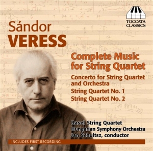 Veress - Music For String Quartet in der Gruppe CD bei Bengans Skivbutik AB (1271453)