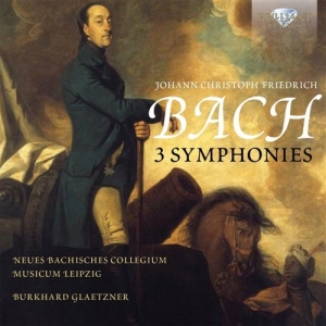Bach Johann Christoph Friedrich - 3 Symphonies in der Gruppe CD bei Bengans Skivbutik AB (1271775)