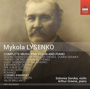 Lysenko Mykola / Kaminsky Victor - Music For Violin And Piano in der Gruppe CD bei Bengans Skivbutik AB (1273344)