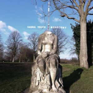 Sauna Youth/Monotony - Split in der Gruppe VINYL bei Bengans Skivbutik AB (1318540)