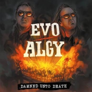Evo/Algy - Damned Unto Death (White Red Splatt in der Gruppe VINYL bei Bengans Skivbutik AB (1483579)