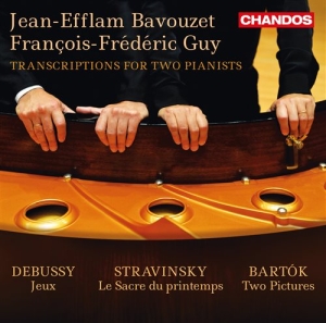 Bartók / Debussy / Stravinsky - Transcriptions For Two Pianists in der Gruppe Externt_Lager / Naxoslager bei Bengans Skivbutik AB (1485095)