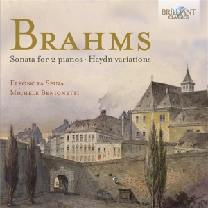 Brahms Johannes - Sonata For 2 Pianos in der Gruppe CD bei Bengans Skivbutik AB (1485620)