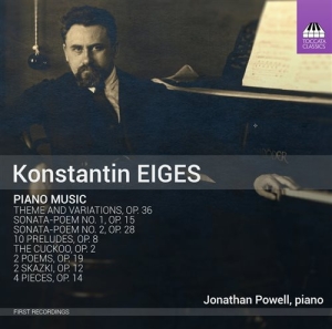 Eiges Konstantin - Piano Music in der Gruppe CD bei Bengans Skivbutik AB (1485670)