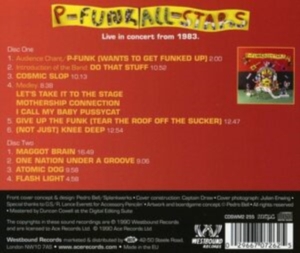 P-Funk All-Stars - Live At The Beverly Theater In Holl in der Gruppe CD bei Bengans Skivbutik AB (1532715)