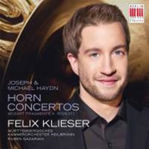 Haydn Joseph & Michael / Mozart W - Horn Concertos in der Gruppe CD / Klassiskt bei Bengans Skivbutik AB (1551347)