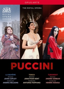Puccini G. - La Bohème, Tosca & Turandot in der Gruppe DVD & BLU-RAY bei Bengans Skivbutik AB (1554824)