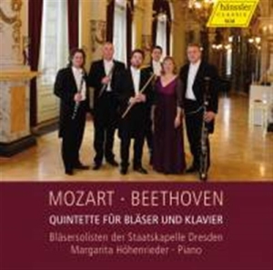 Beethoven / Mozart - Quintets For Winds & Piano in der Gruppe CD bei Bengans Skivbutik AB (1555163)