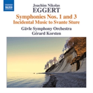 Eggert Joachim Nikolas - Symphonies Nos. 1 & 3 in der Gruppe CD bei Bengans Skivbutik AB (1561675)