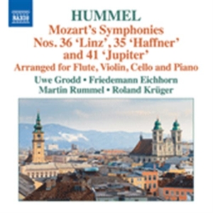 Mozart W A (Arr. Hummel) - Symphonies Nos. 35, 36 & 41 in der Gruppe CD bei Bengans Skivbutik AB (1561676)