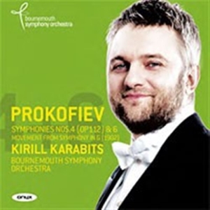 Prokofiev Sergey - Symphonies Nos. 4 & 6 in der Gruppe Externt_Lager / Naxoslager bei Bengans Skivbutik AB (1705898)