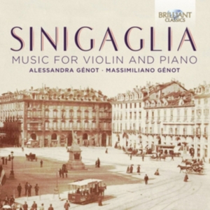 Sinigaglia Leone - Music For Violin And Piano in der Gruppe CD bei Bengans Skivbutik AB (1708718)