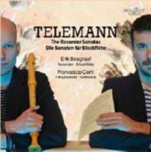 Telemann G P - The Recorder Sonatas in der Gruppe CD bei Bengans Skivbutik AB (1708720)