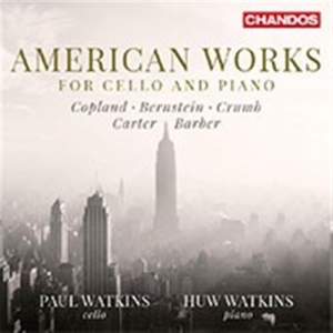 Barber / Bernstein / Copland - American Works For Cello And Piano in der Gruppe CD bei Bengans Skivbutik AB (1714334)