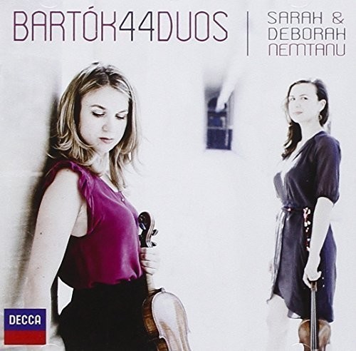 Nemtanu Sarah & Deborah - 44 Duos For Two Violins in der Gruppe CD / Klassiskt bei Bengans Skivbutik AB (1714844)