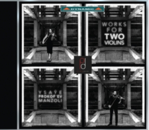Manzoli / Prokofiev / Ysaÿe - Works For 2 Violins in der Gruppe CD bei Bengans Skivbutik AB (1723585)